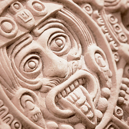 Aztec stone carving